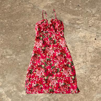 Mela Love London Mini Pink Flower Designed Summer Dress