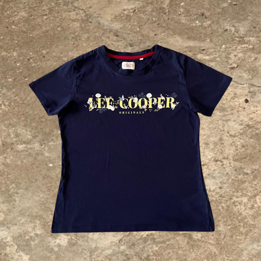 Lee Cooper Originals Dark Blue Women's Short Sleeve Tee
